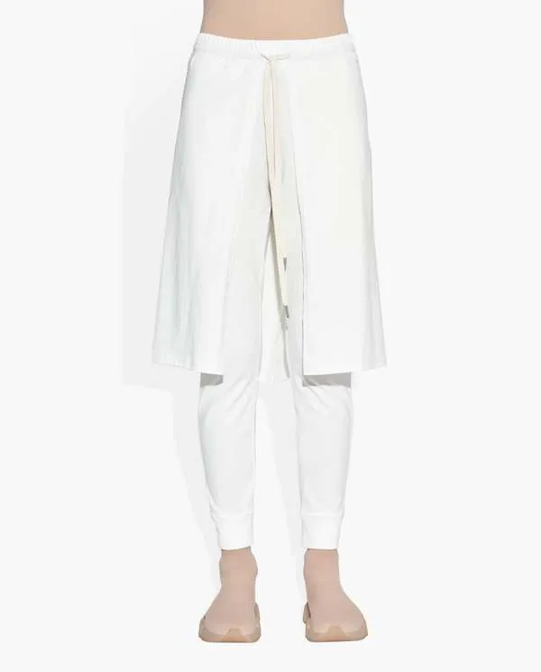 2D Skirt Pant Jersey - White