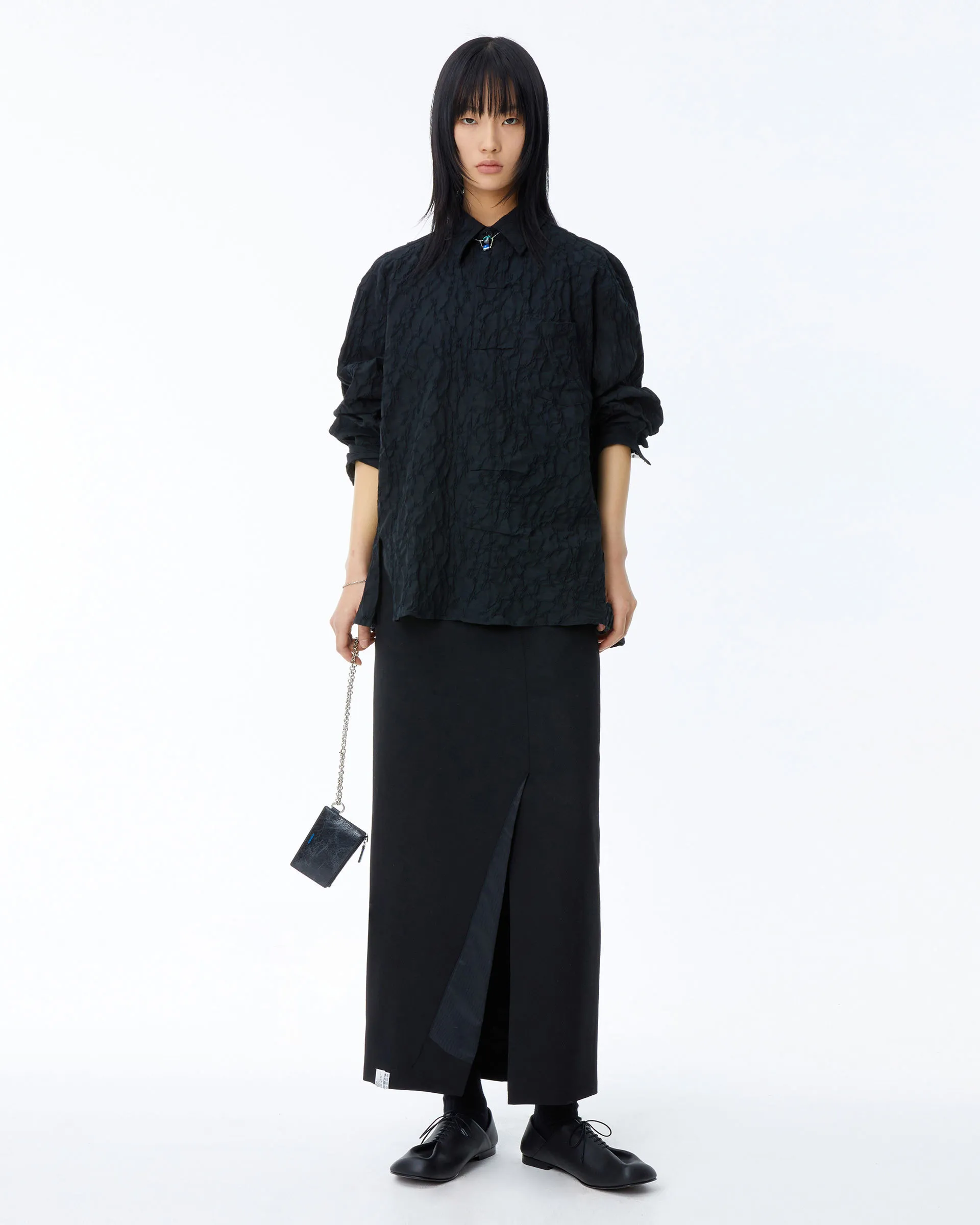 ADERERROR  |Unisex Street Style Plain Cotton Logo Shirts
