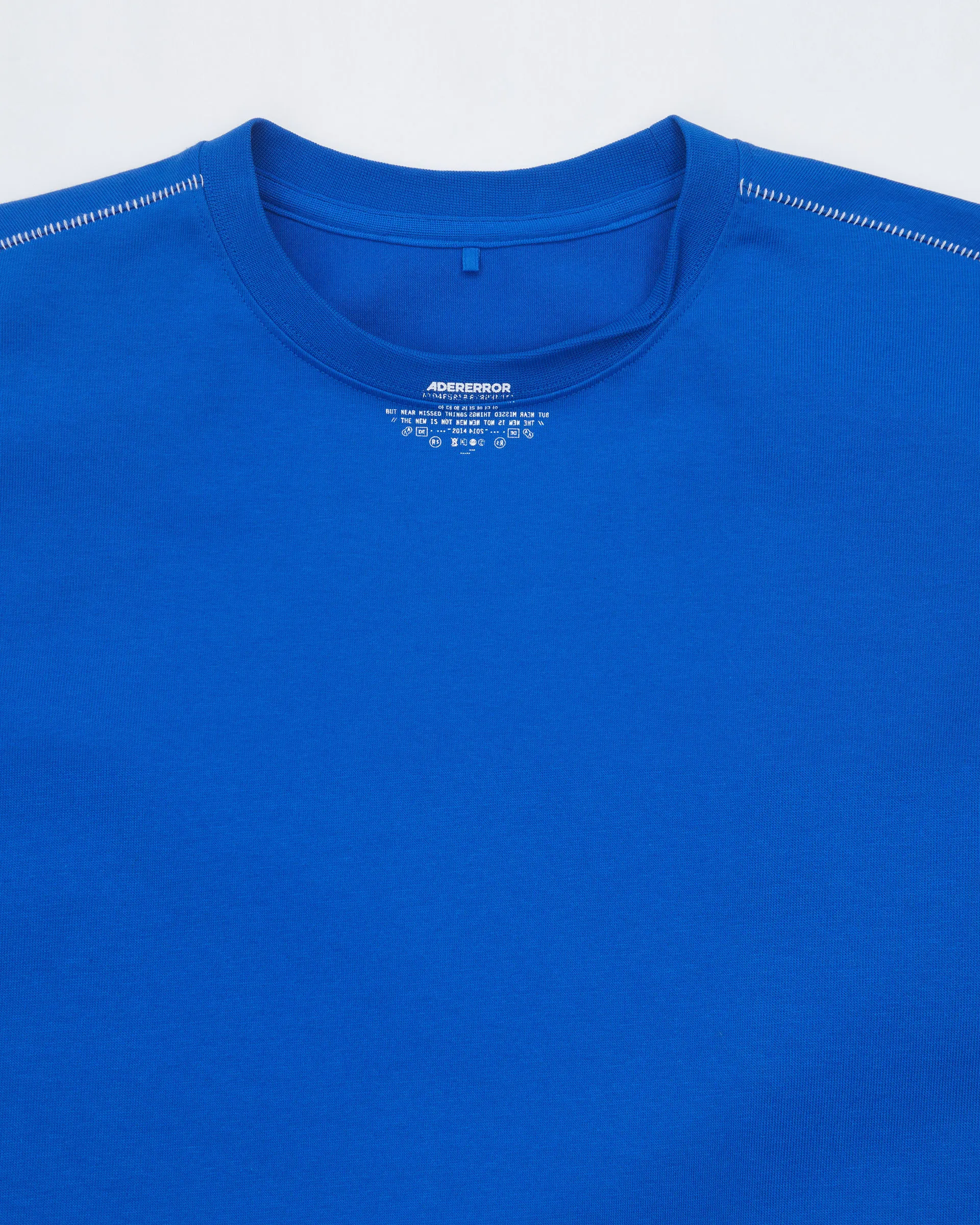 ADERERROR  |Unisex Street Style Short Sleeves Oversized Logo T-Shirts