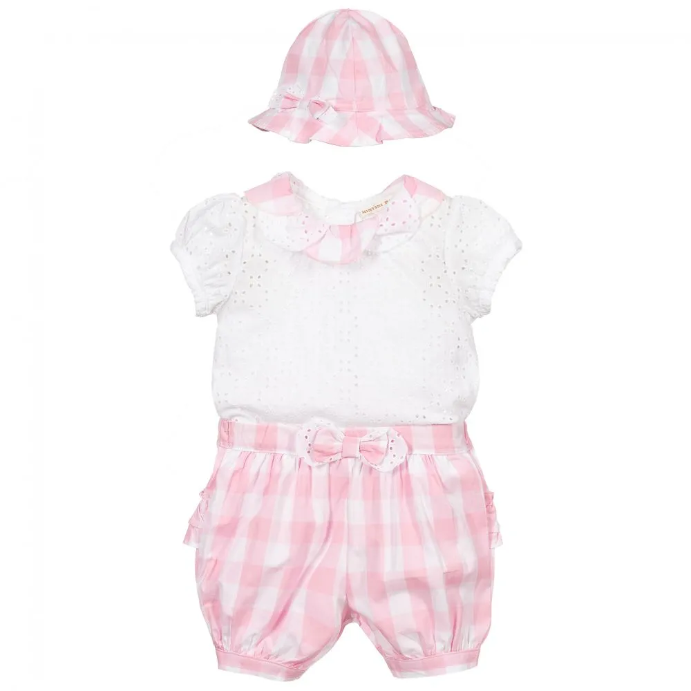 Baby Girls Cotton Shorts Set