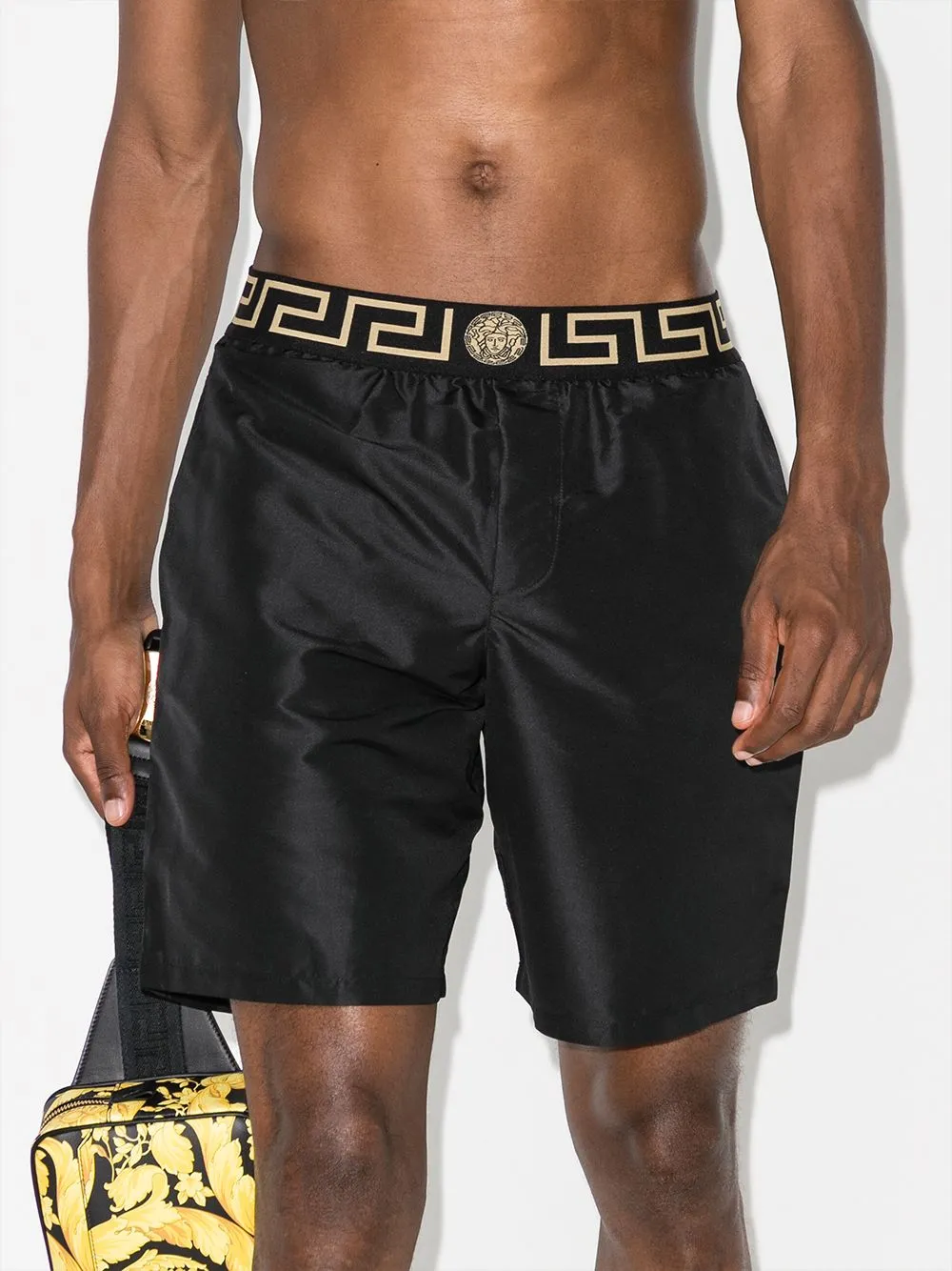 Black Medusa Swim Shorts