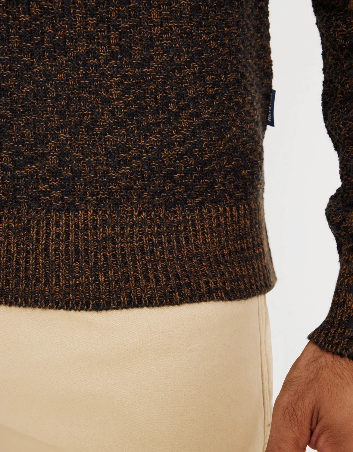 Black Textured Jersey - Tuter