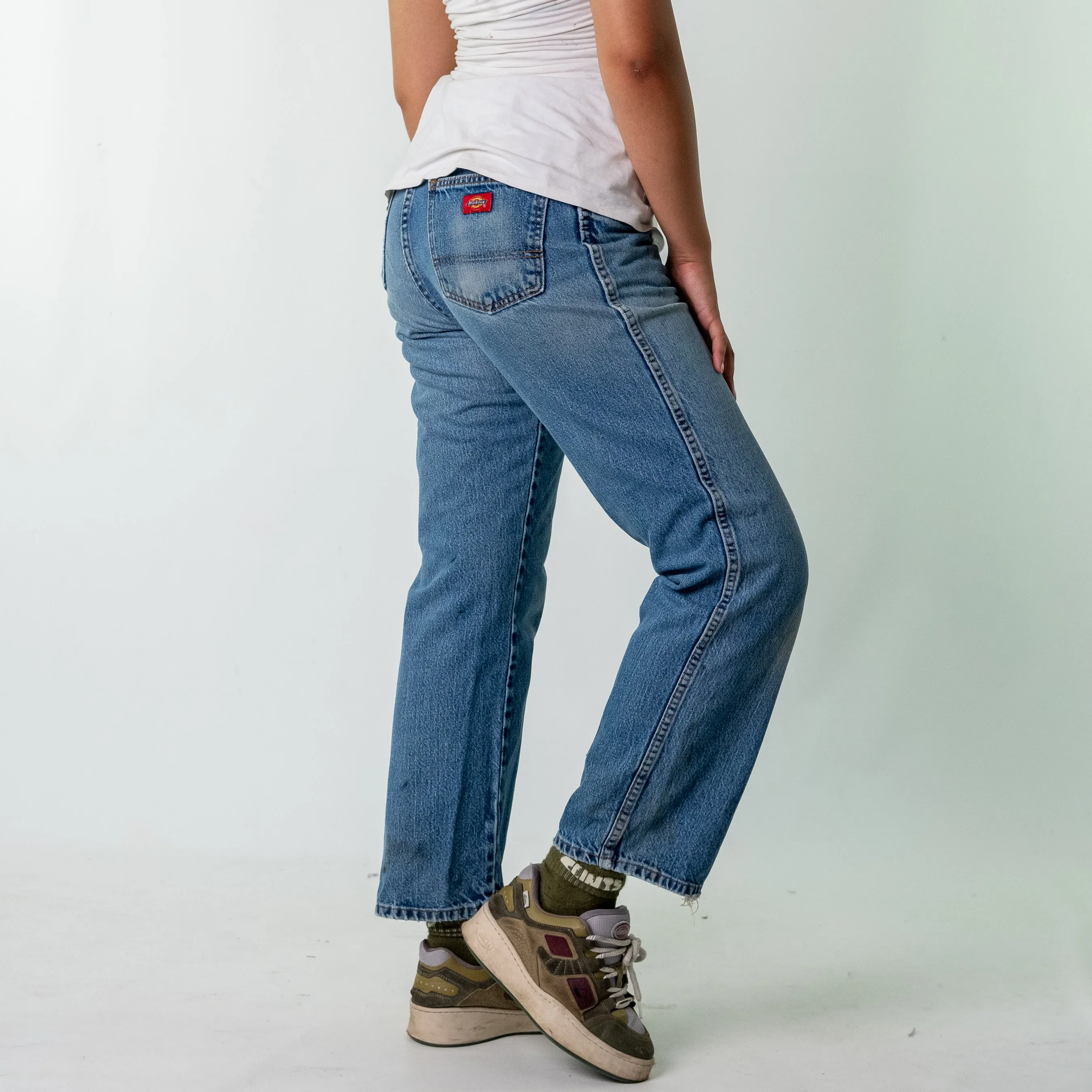 Blue 90s Dickies Denim Jeans Baggy Pants (32x30)