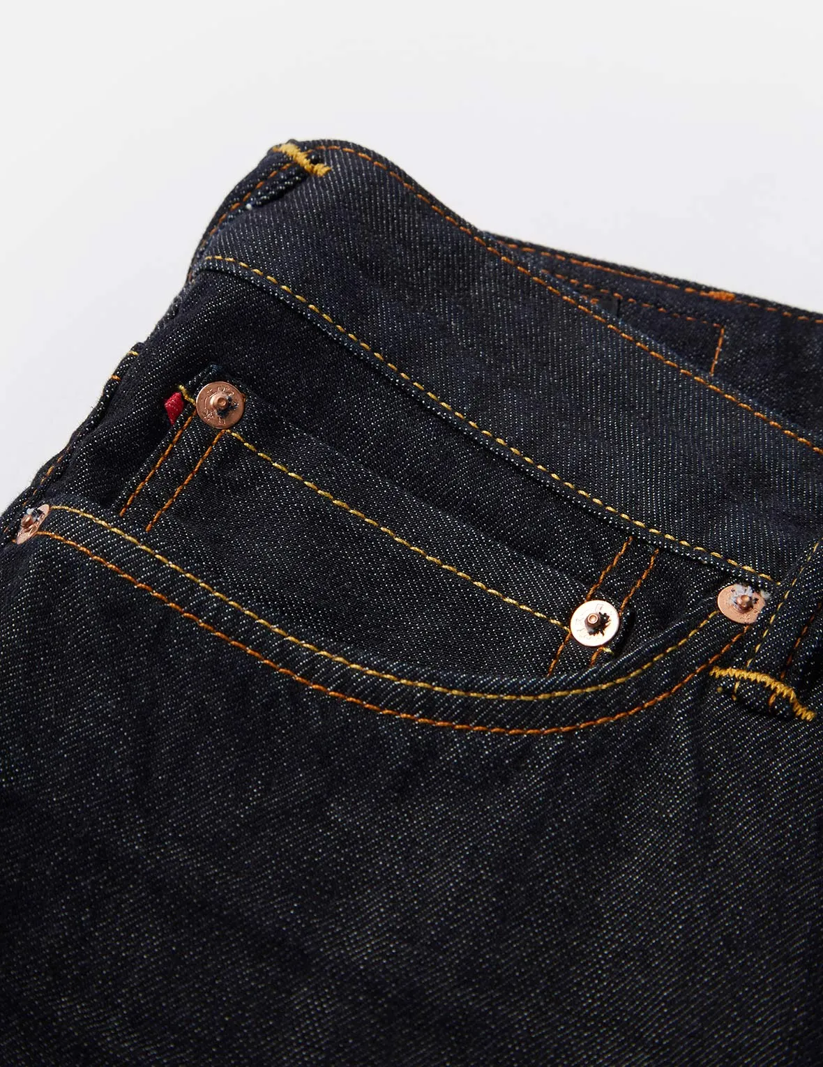 Brocade Seagull Appliqué Denim Shorts