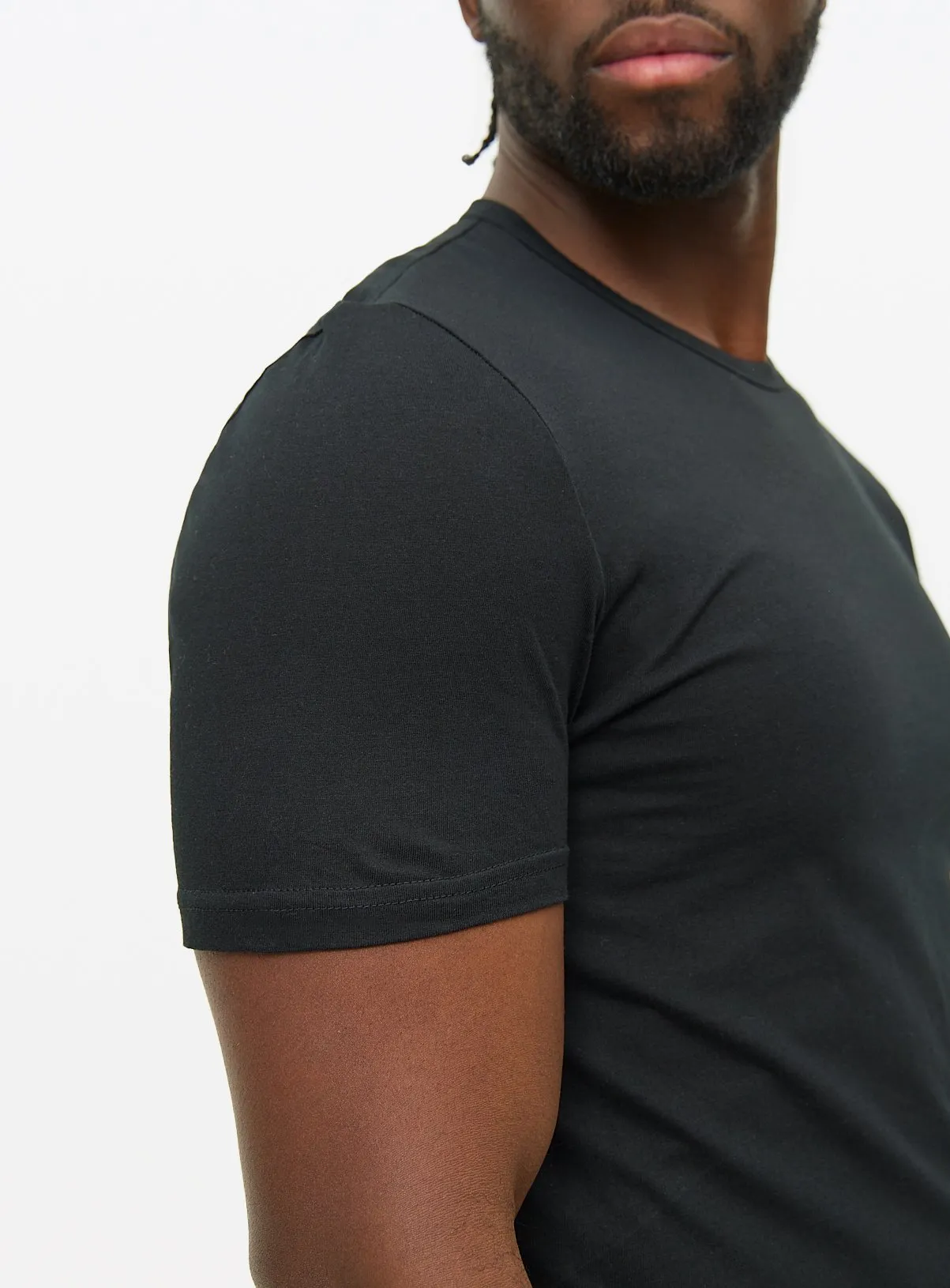 Buy Black Crew Neck T-Shirts 2 Pack XL | Multipacks | Tu