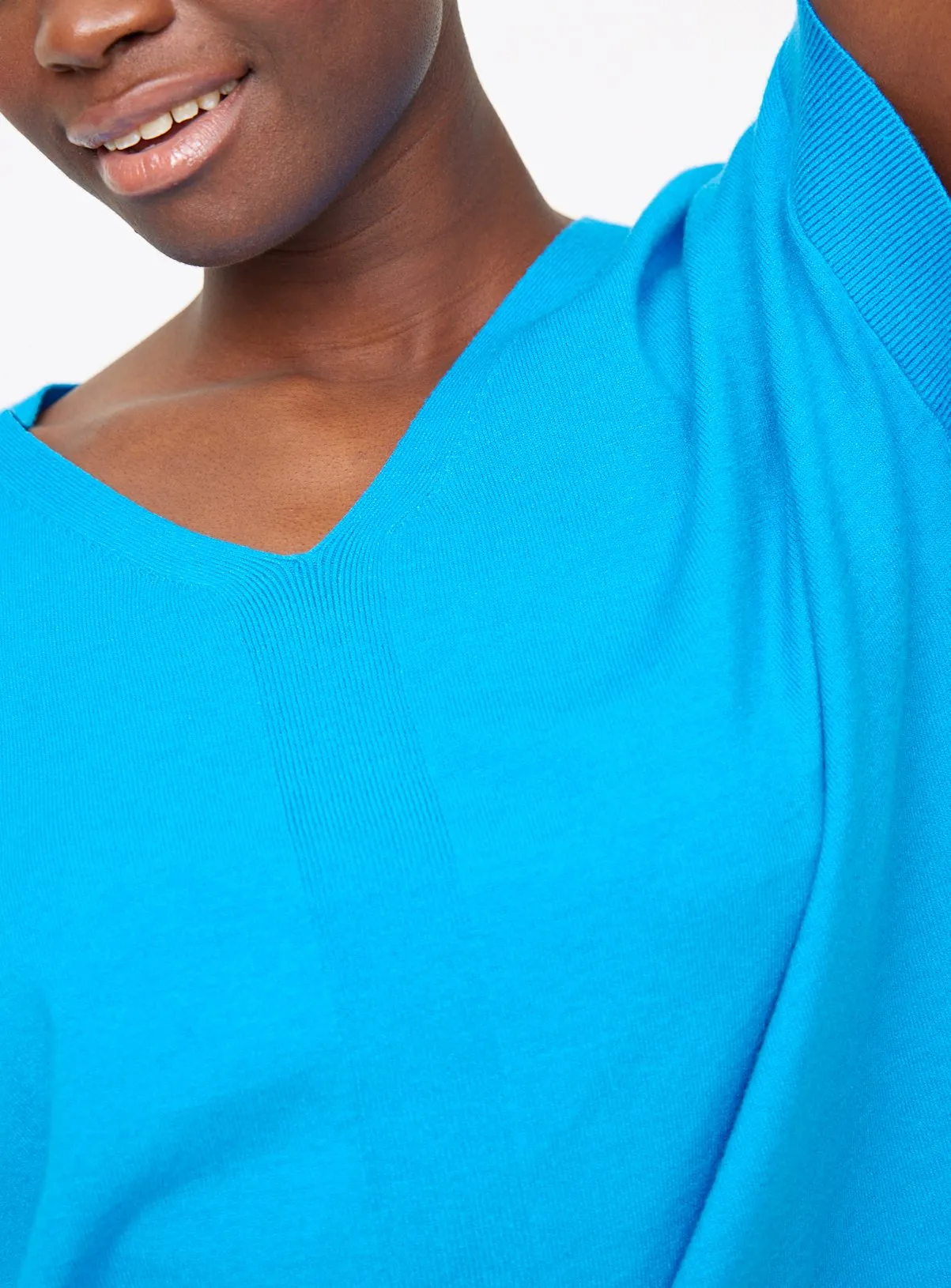 Buy Blue Soft Touch V Neck T-Shirt 16 | T-shirts | Tu