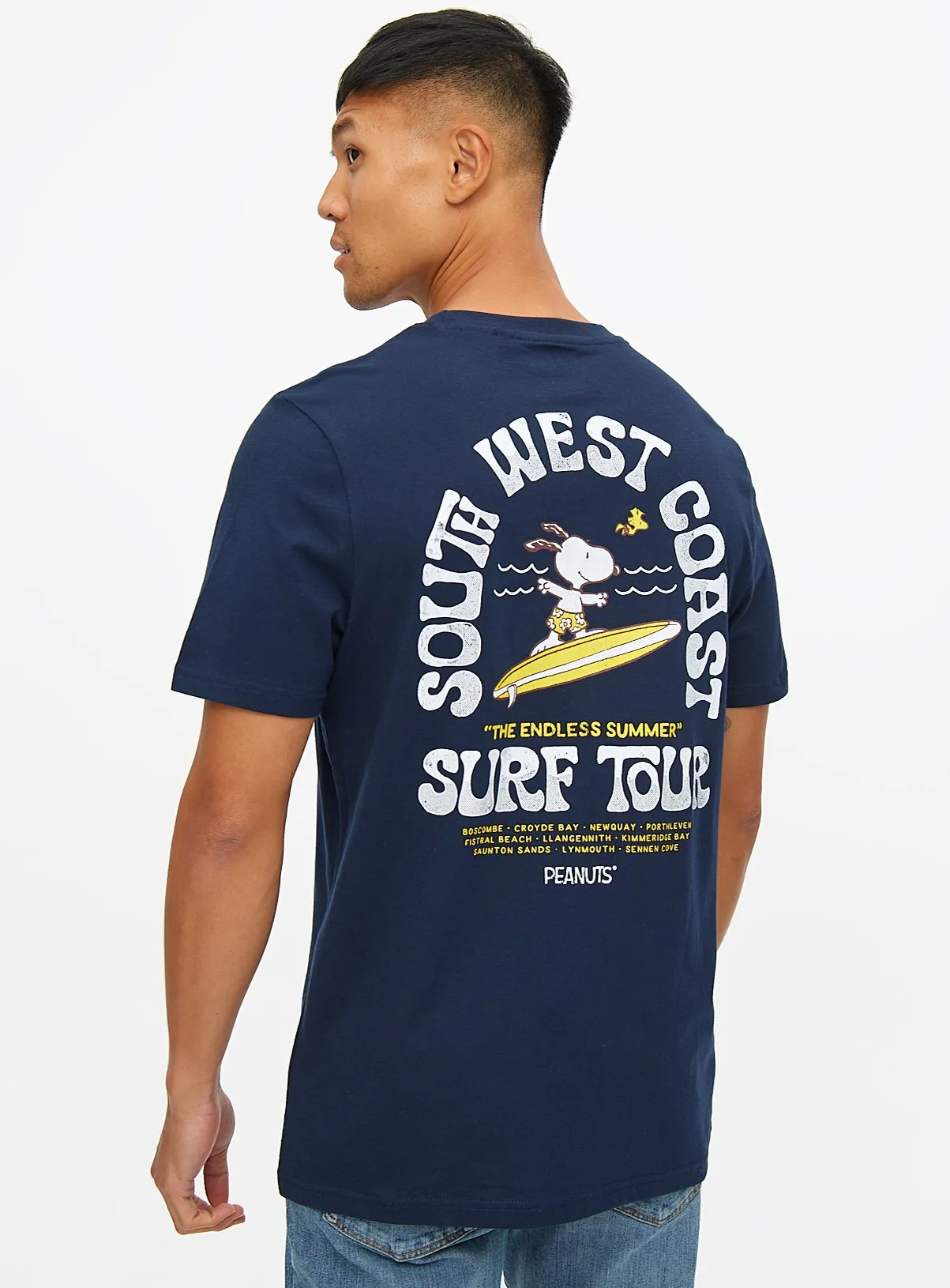 Buy Snoopy Surf Graphic Print T-Shirt M | T-shirts and polos | Tu