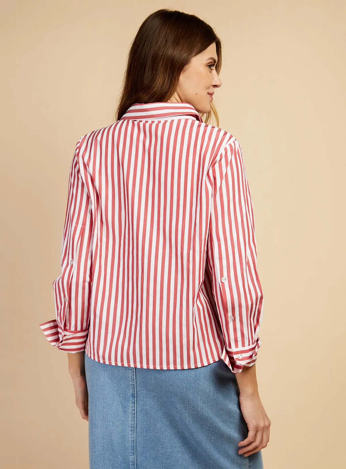 Buy VOGUE WILLIAMS Red Stripe Shirt XL | Shirts | Tu