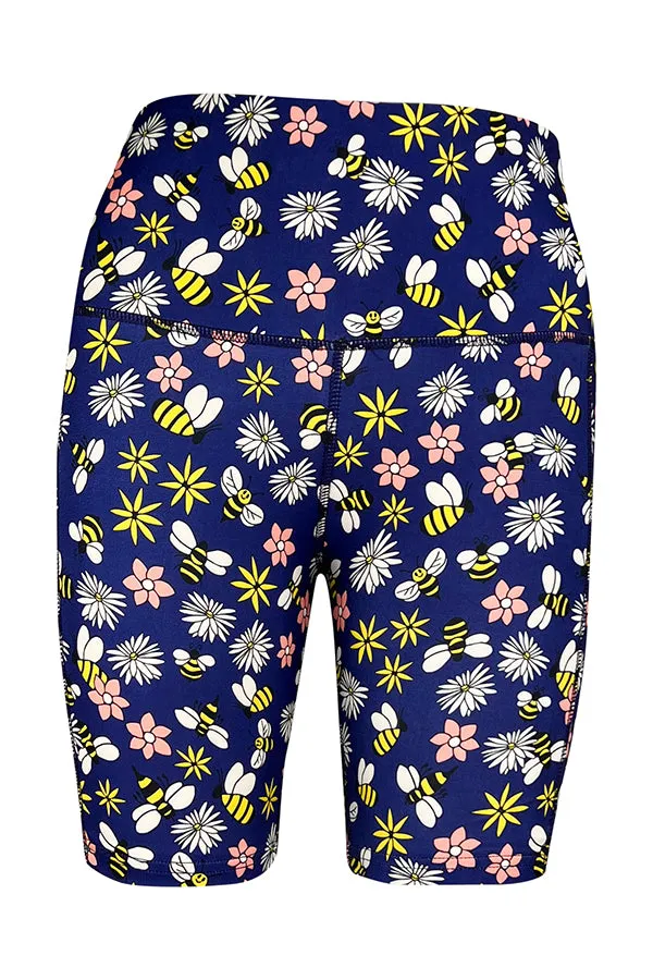 Daisy Bee Shorts + Pockets
