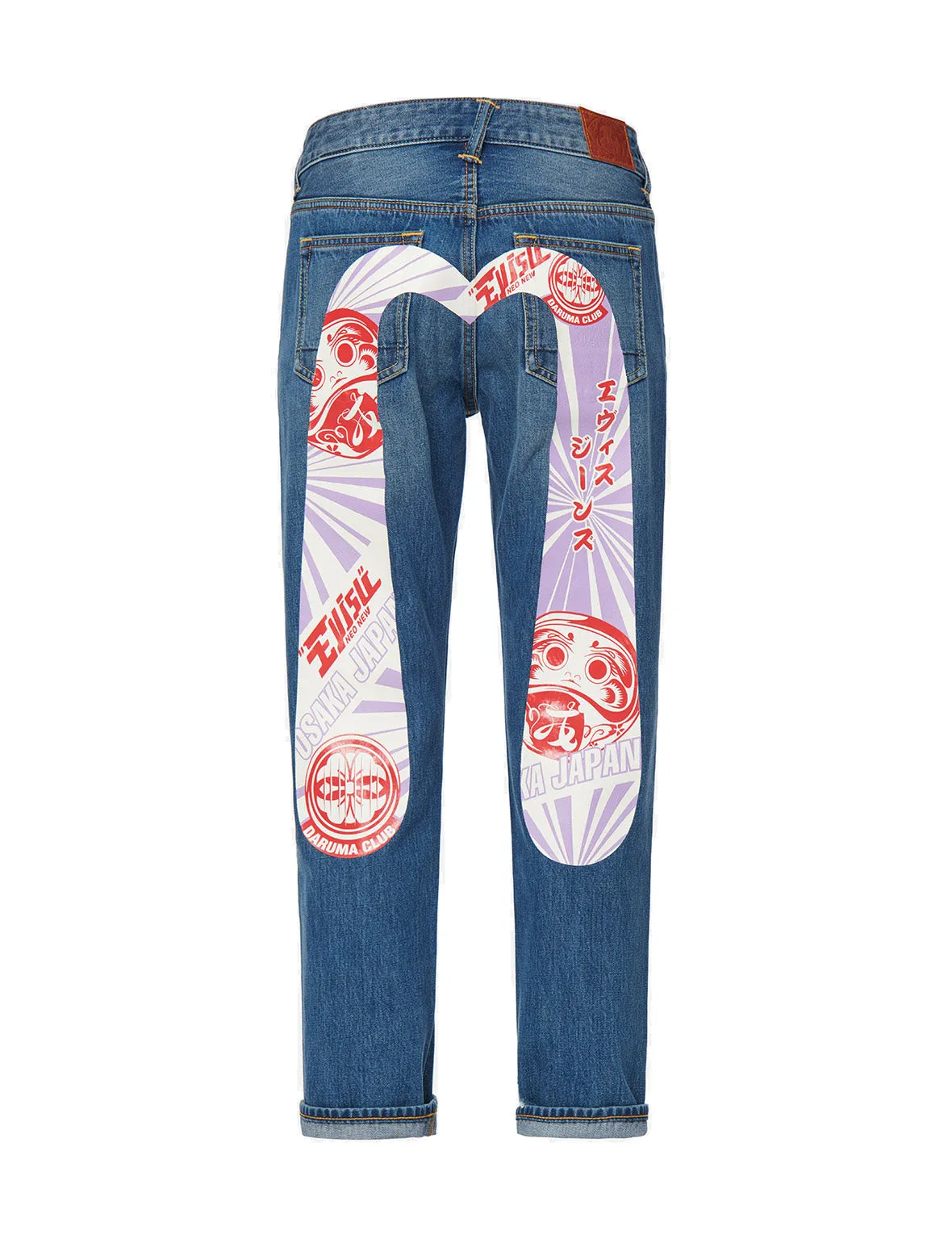 Daruma and Kamon Daicock Boyfriend Jeans