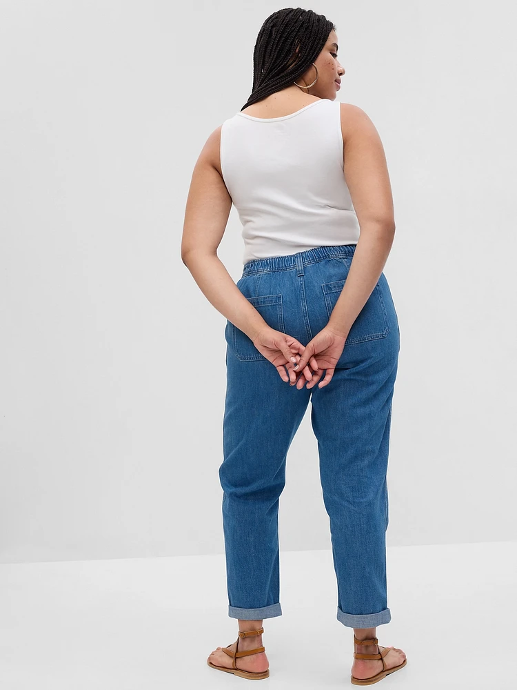 Gap Mid Rise Easy Pull-On Jeans