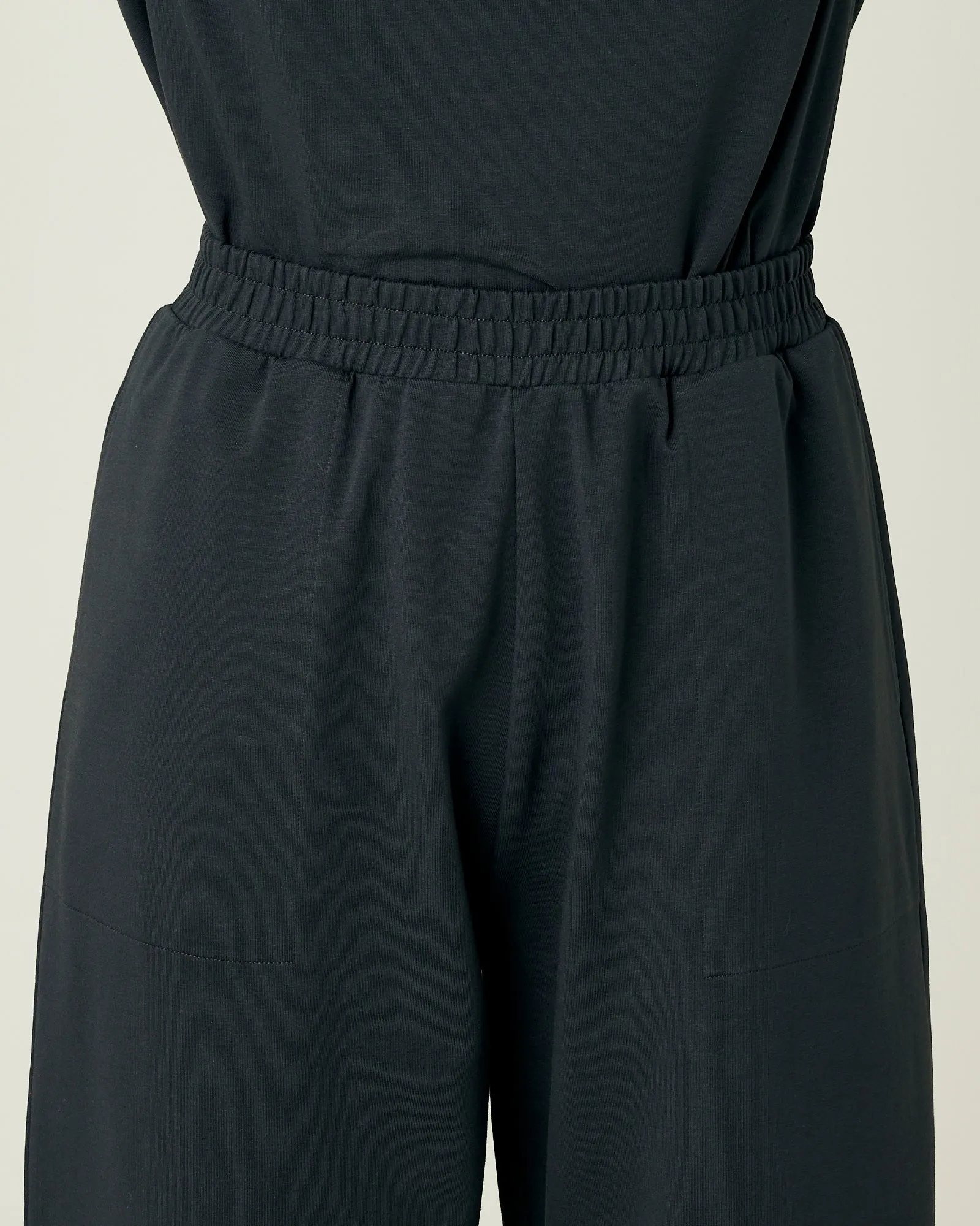 Huxley Slate Cotton Jersey Trousers