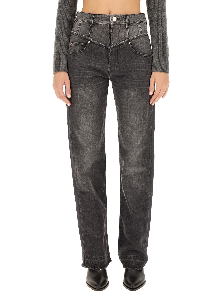 ISABEL MARANT      JEANS NOEMIE IN DENIM