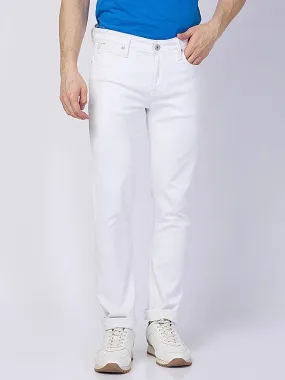 Killer Men White Solid Skinny Fit Jeans