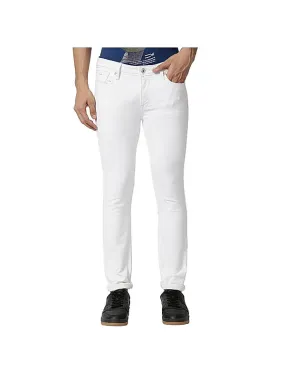 Killer White Solid Slim Fit Jeans