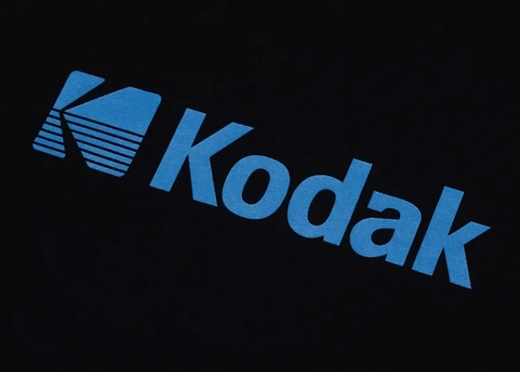 KODAK  |Unisex Street Style Plain Cotton Short Sleeves Logo T-Shirts