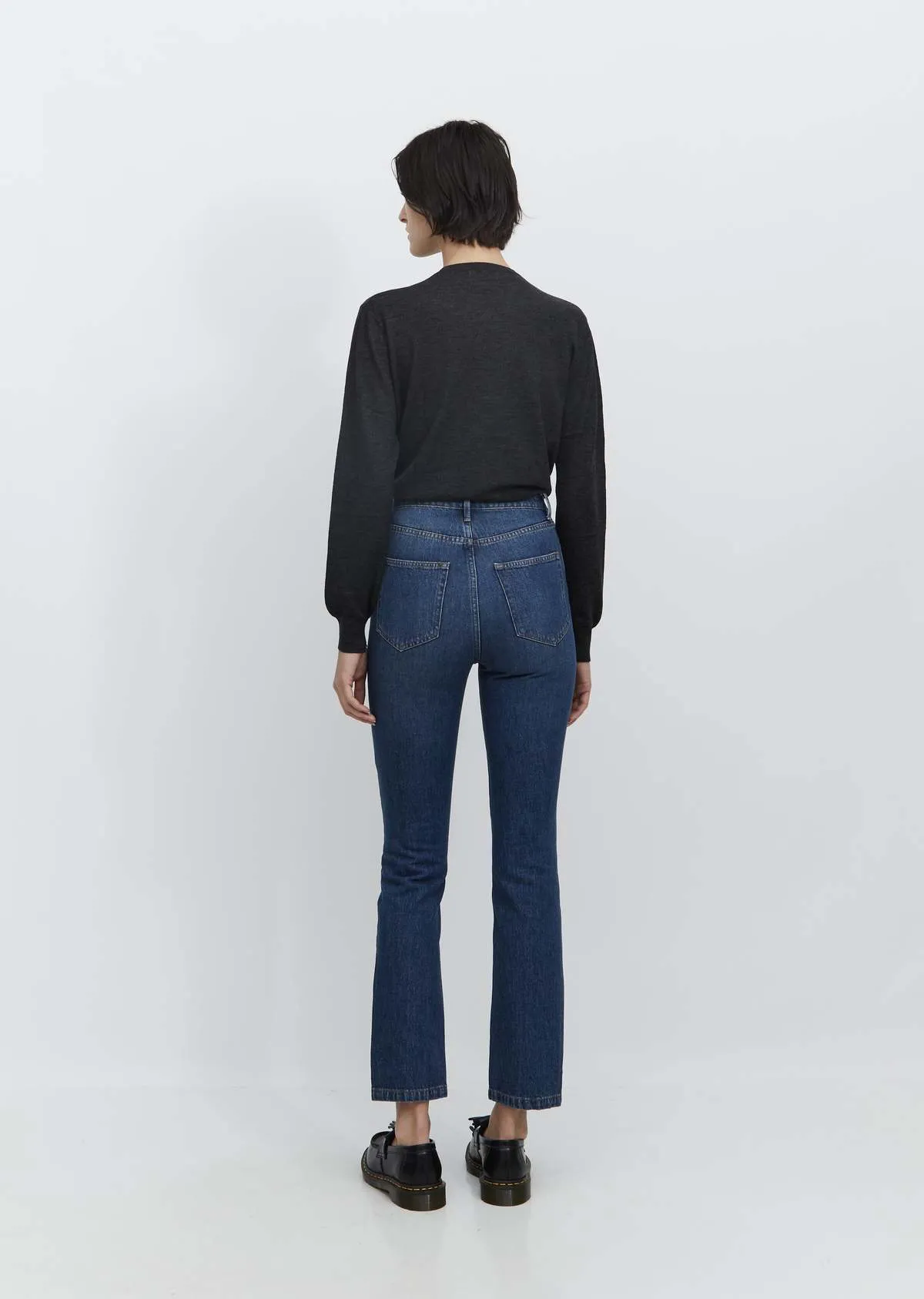 Lilou 5 Pocket Denim Jeans - Washed Blue