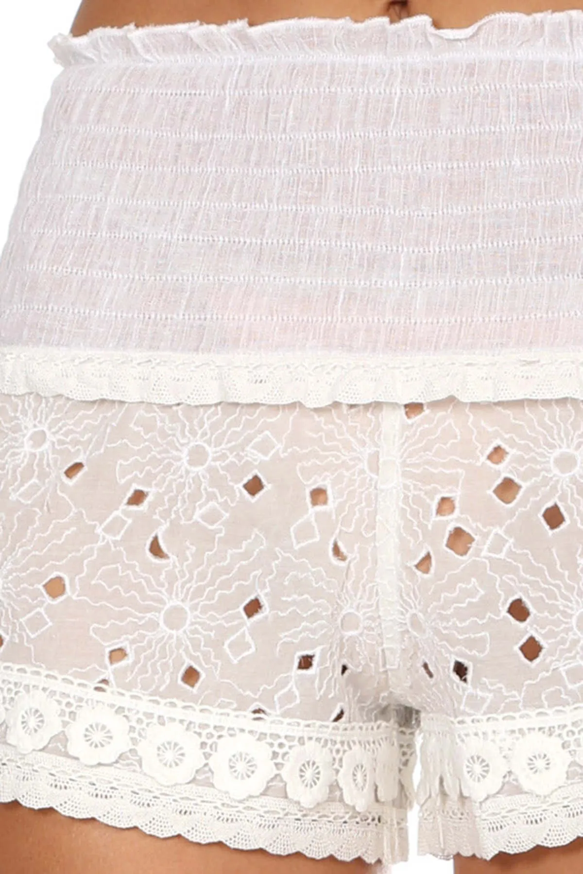 Meli Shorts - White
