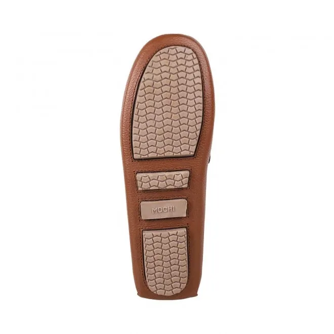 Mochi Boys Tan Casual Loafers