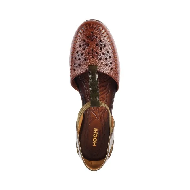 Mochi Women Tan Casual Sandals