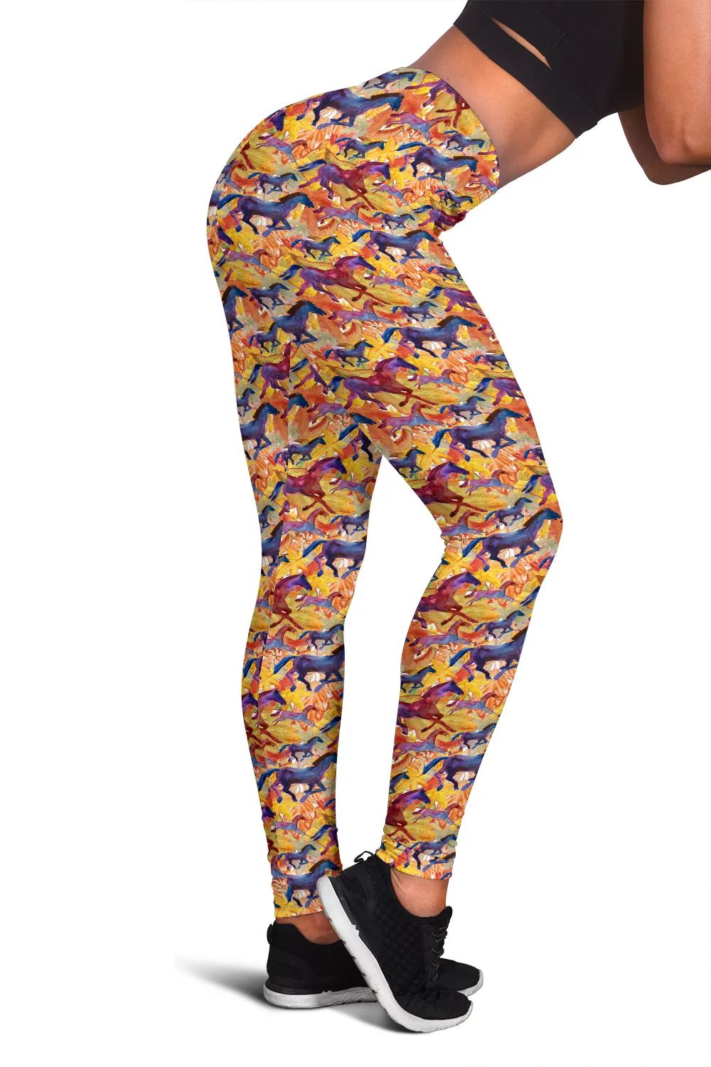 Multi-Colored Horse Leggings