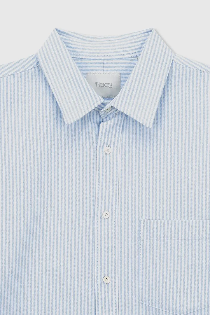 NOICE  |Street Style Long Sleeves Cotton Logo Shirts