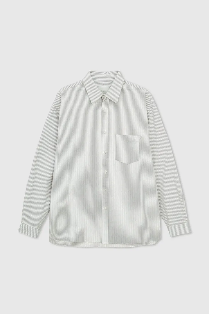 NOICE  |Street Style Long Sleeves Cotton Logo Shirts
