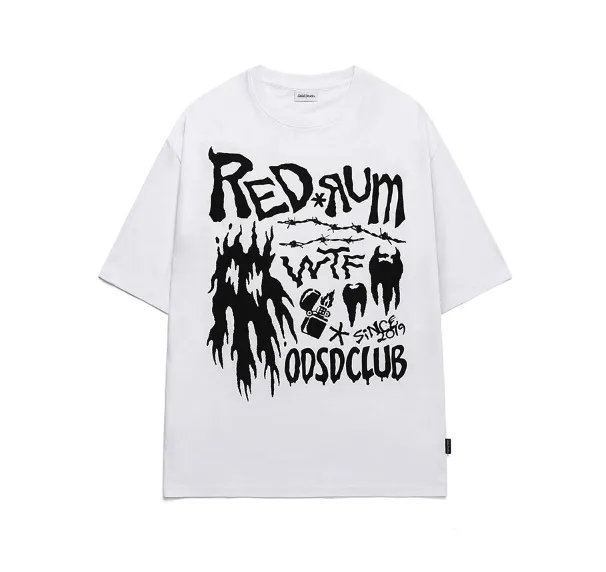 Odd Studio  |Unisex U-Neck Cotton Oversized T-Shirts