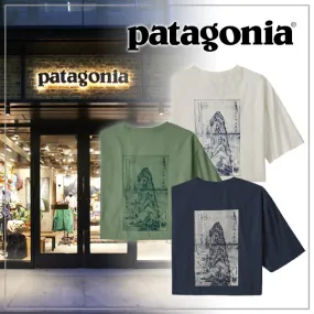 Patagonia  |Plain Short Sleeves Outdoor T-Shirts