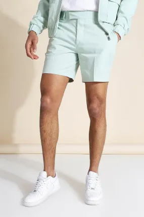 Skinny Smart Fixed Waistband Shorts