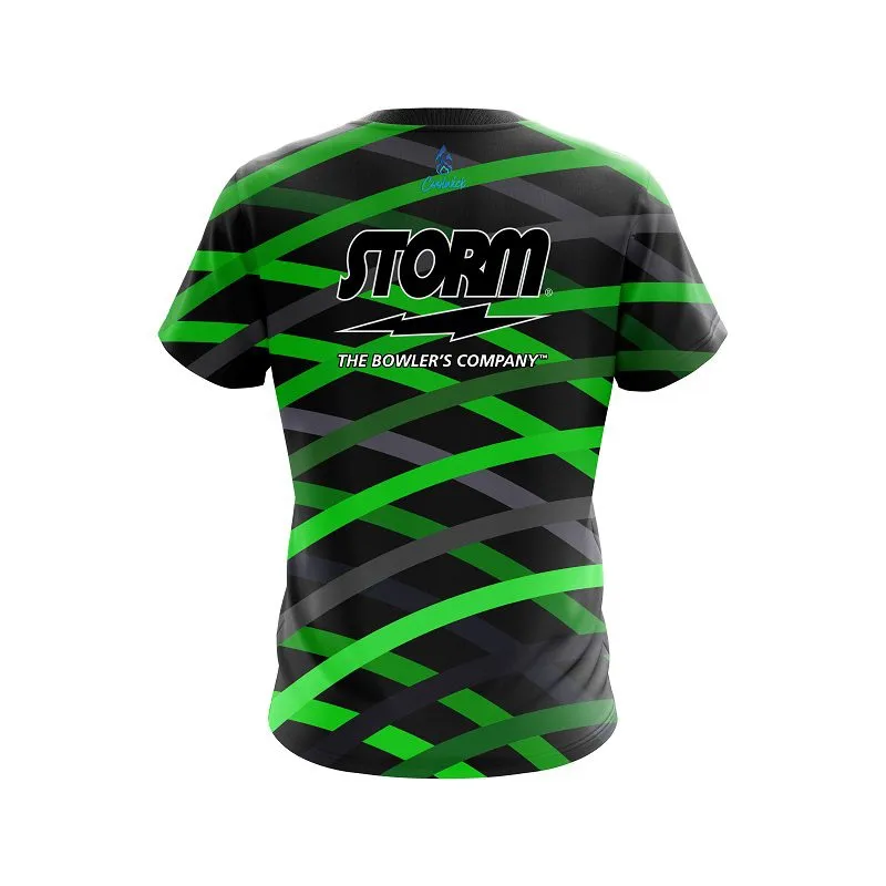 Storm Turmoil Green CoolWick Bowling Jersey