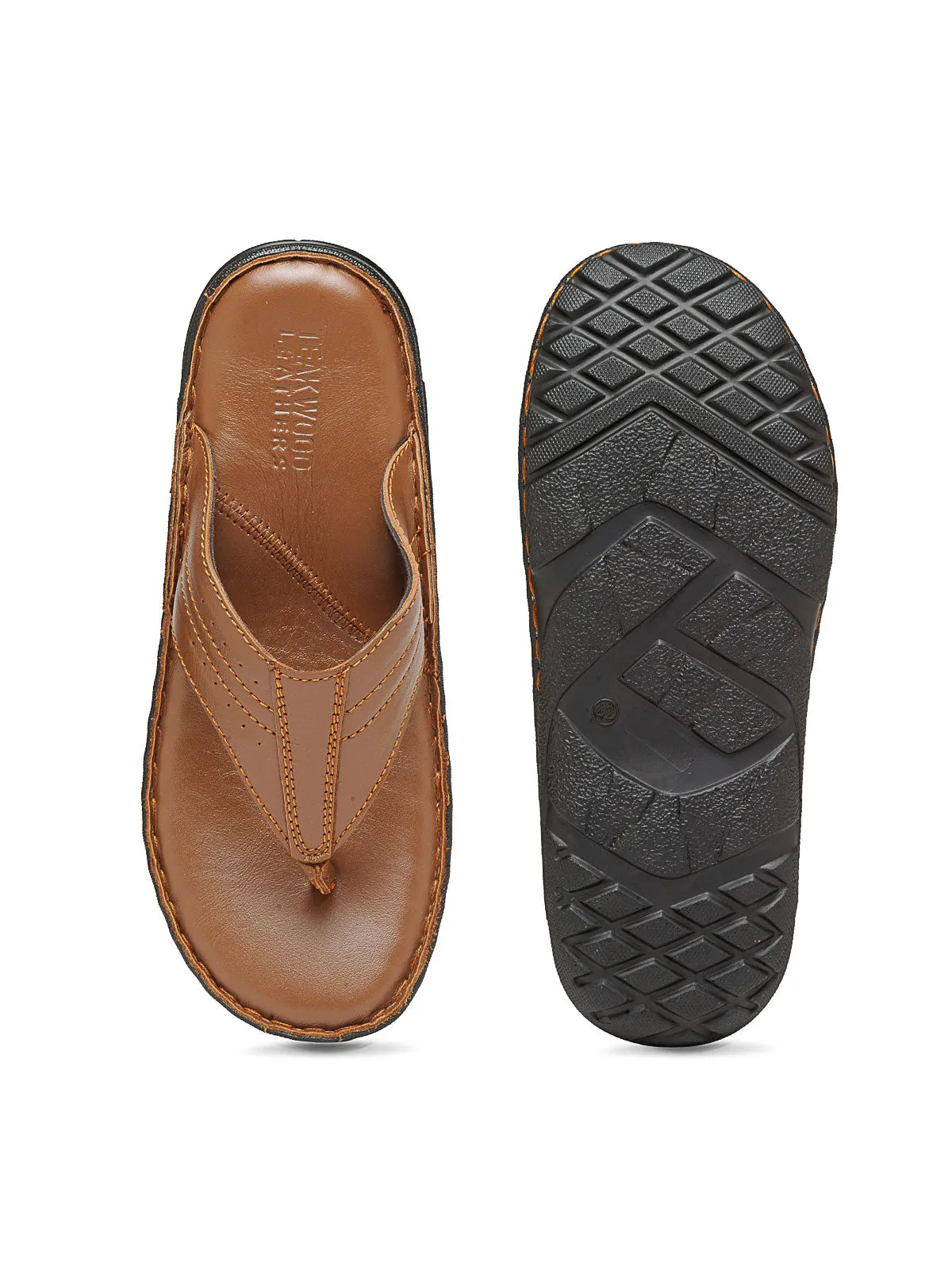 Teakwood Men's Real Leather Sandals