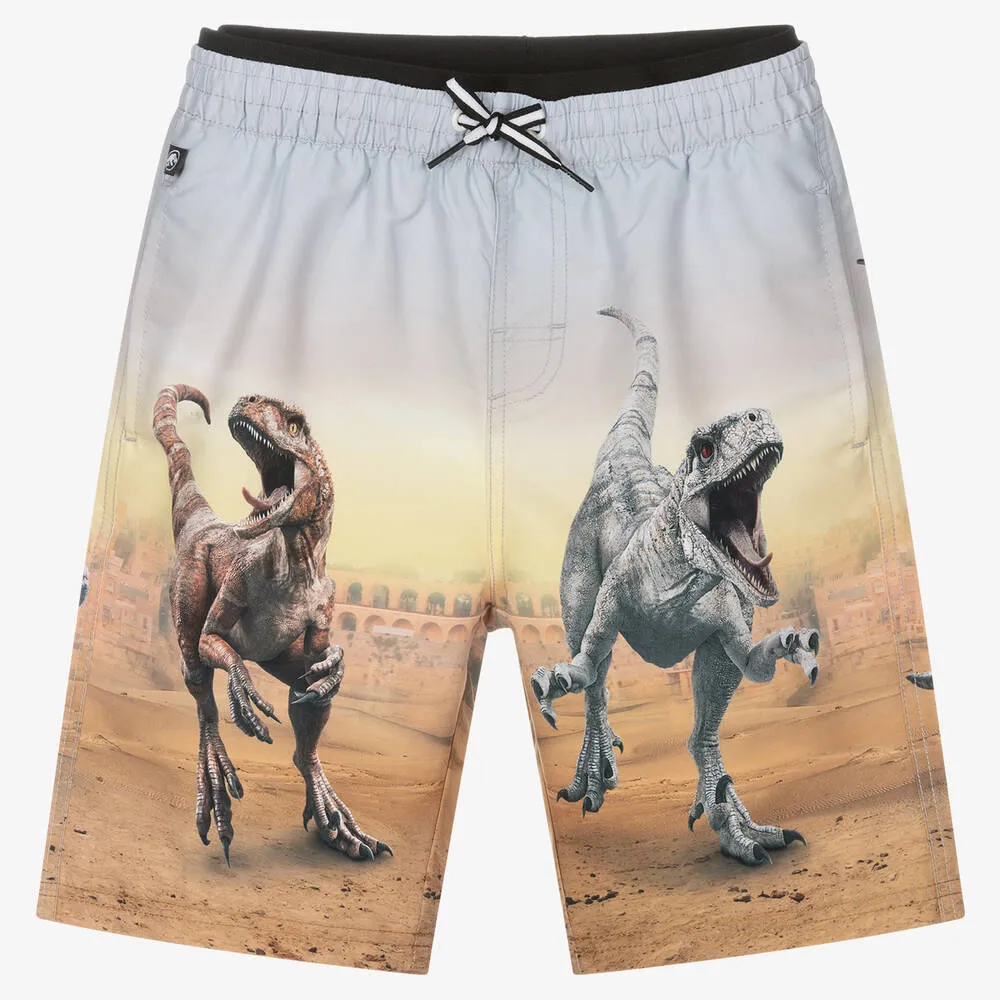 Teen Boys Dinosaur Swim Shorts