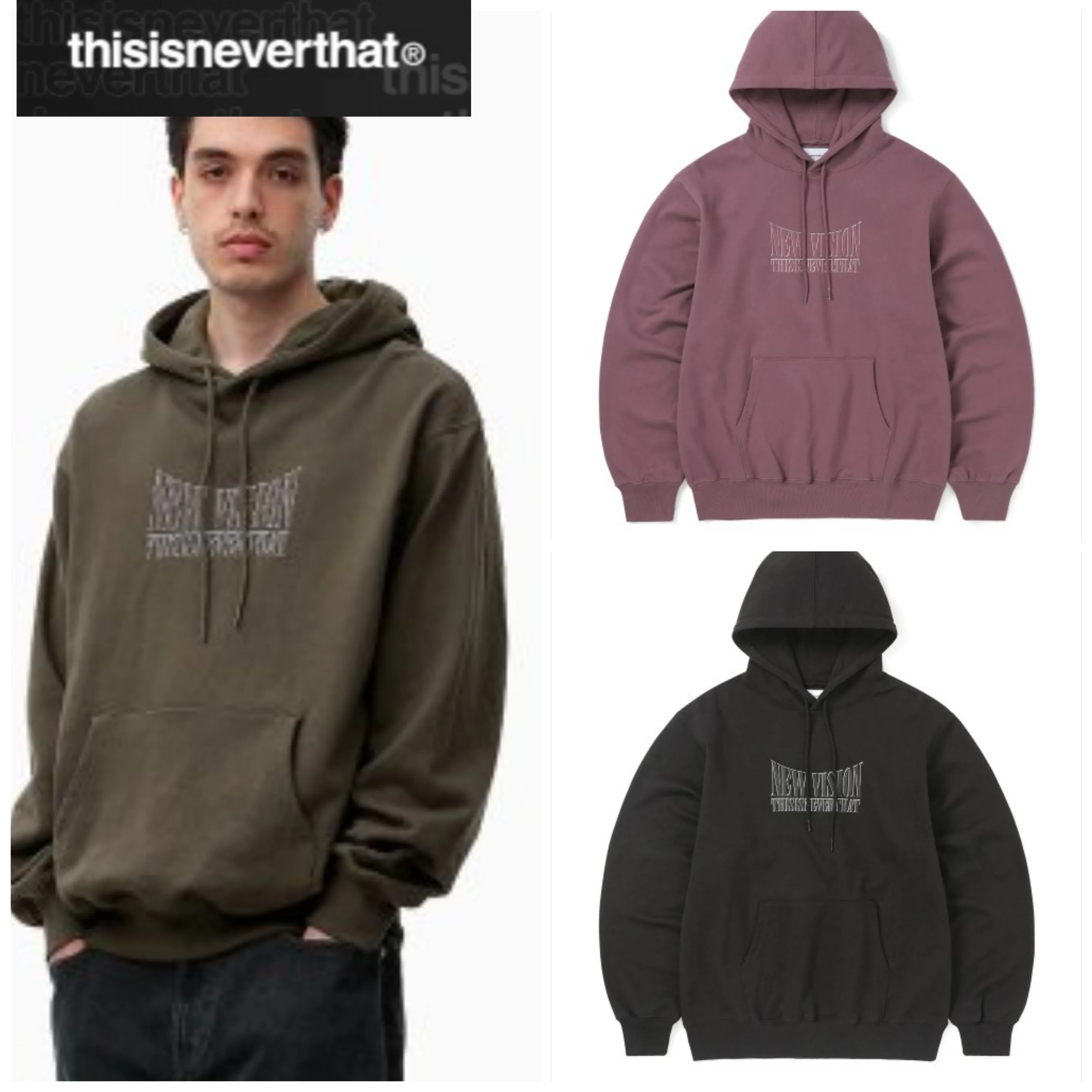 thisisneverthat  |Unisex Street Style Hoodies