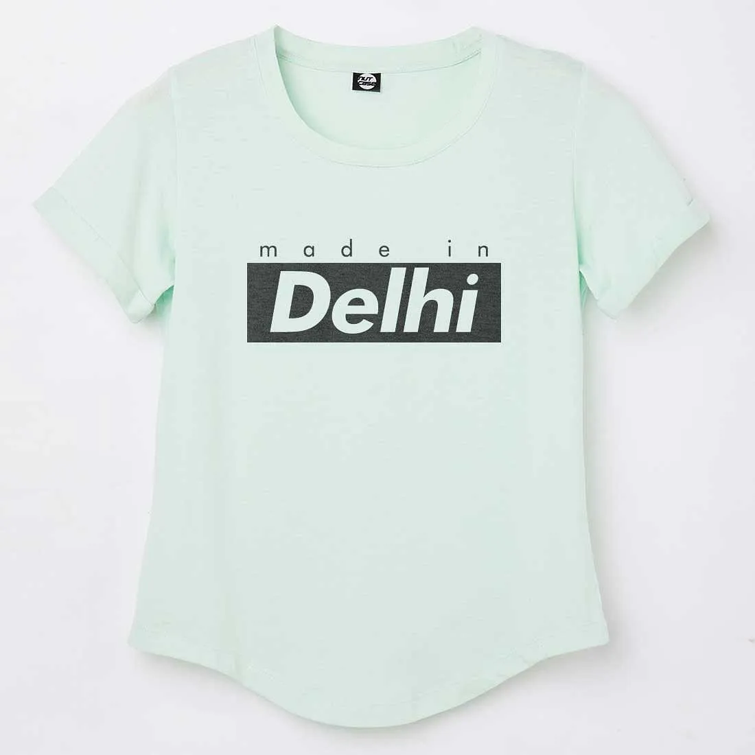 Up Down T Shirts For Women Delhi City Tees - Made In Delhi